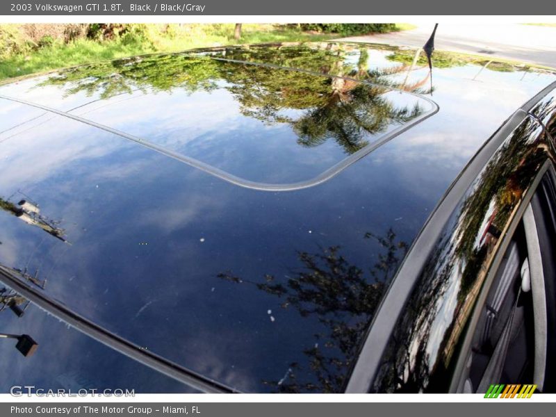 Black / Black/Gray 2003 Volkswagen GTI 1.8T