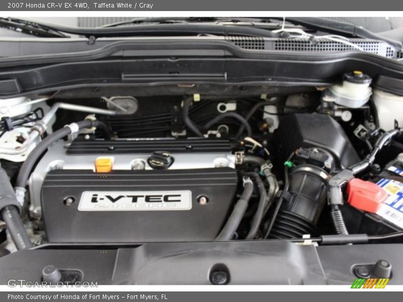 Taffeta White / Gray 2007 Honda CR-V EX 4WD