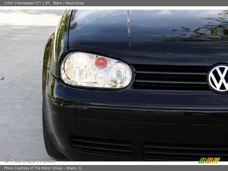 Black / Black/Gray 2003 Volkswagen GTI 1.8T