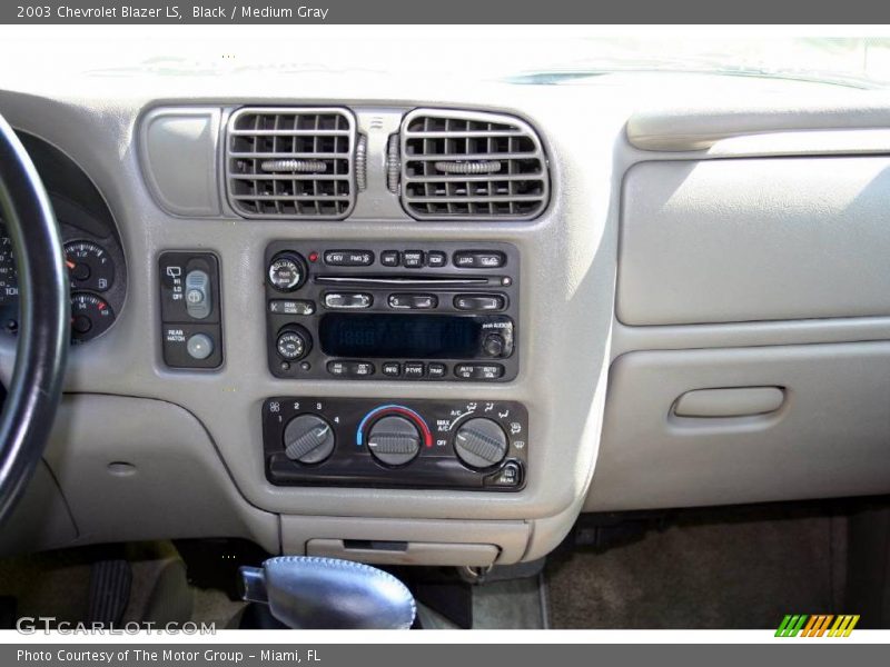 Black / Medium Gray 2003 Chevrolet Blazer LS