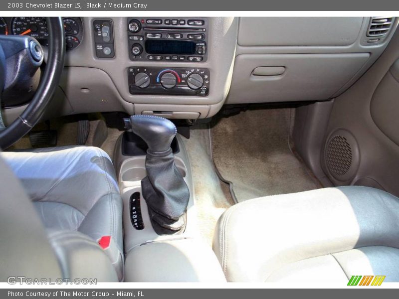 Black / Medium Gray 2003 Chevrolet Blazer LS
