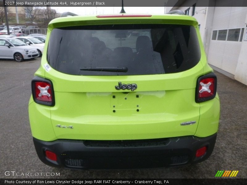 Hypergreen / Black 2017 Jeep Renegade Latitude 4x4