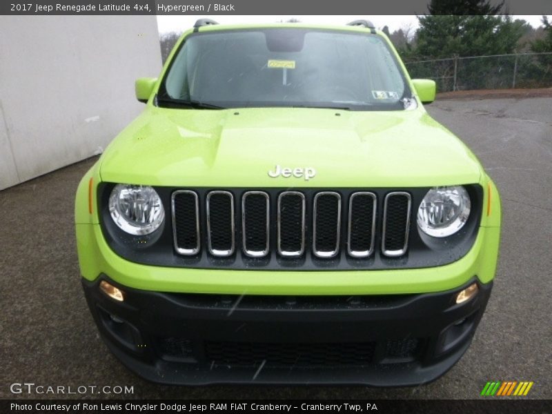 Hypergreen / Black 2017 Jeep Renegade Latitude 4x4