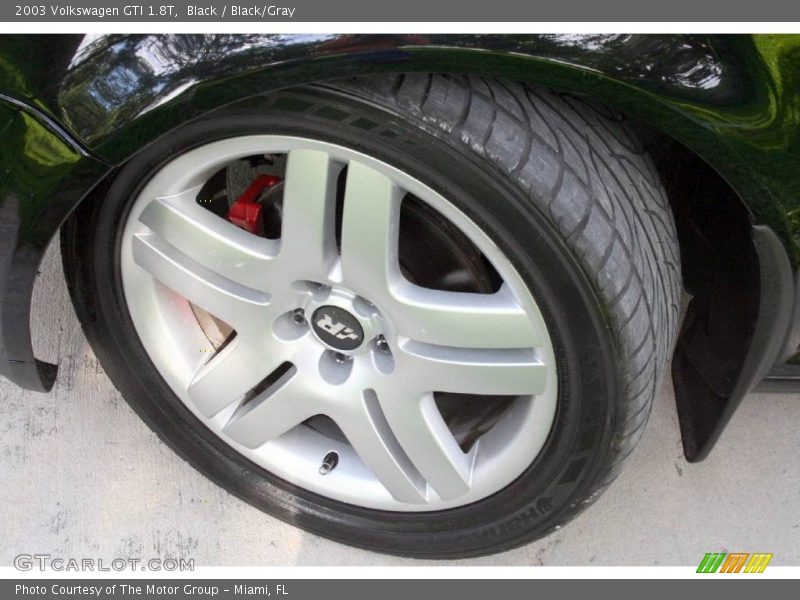 Black / Black/Gray 2003 Volkswagen GTI 1.8T