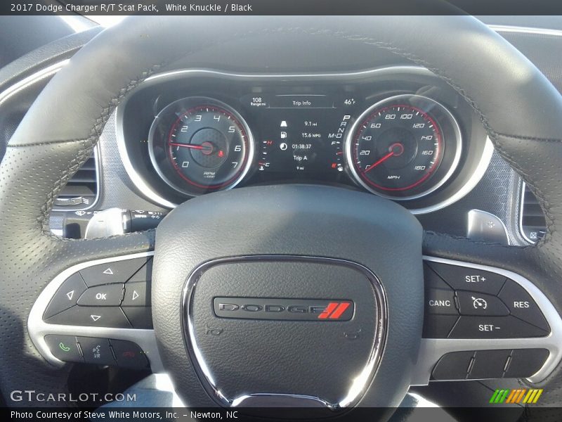 White Knuckle / Black 2017 Dodge Charger R/T Scat Pack