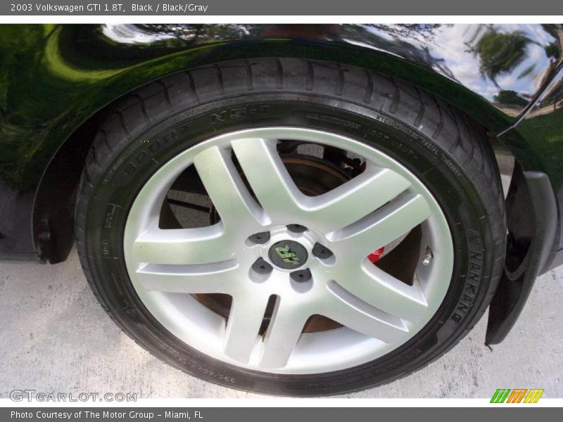 Black / Black/Gray 2003 Volkswagen GTI 1.8T