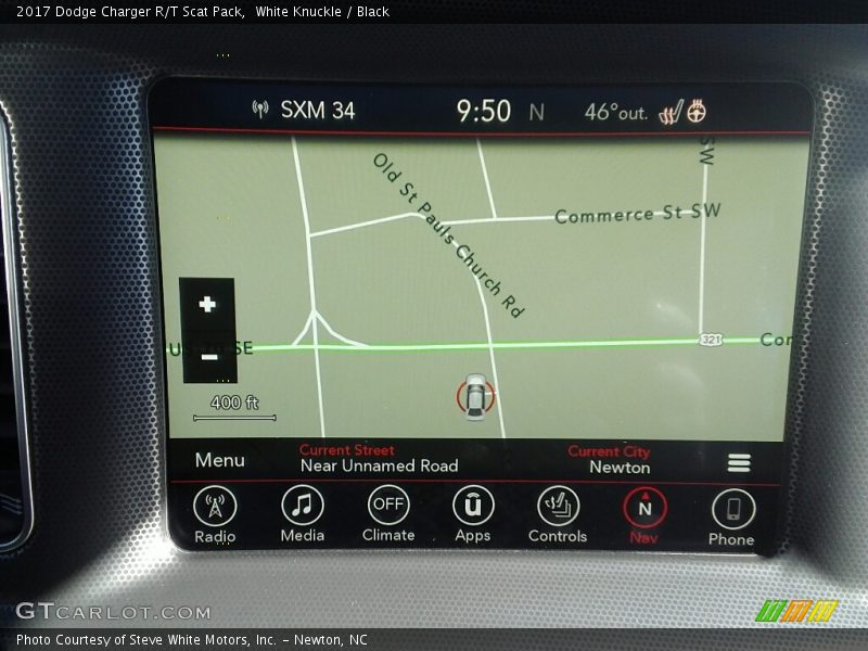 White Knuckle / Black 2017 Dodge Charger R/T Scat Pack