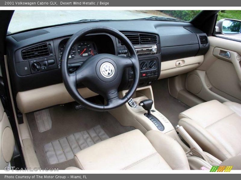 Desert Wind Metallic / Beige 2001 Volkswagen Cabrio GLX