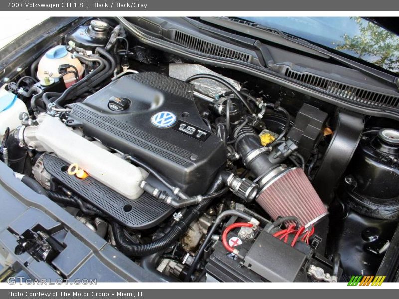 Black / Black/Gray 2003 Volkswagen GTI 1.8T
