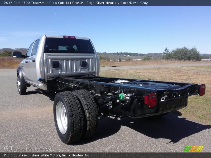 Bright Silver Metallic / Black/Diesel Gray 2017 Ram 4500 Tradesman Crew Cab 4x4 Chassis