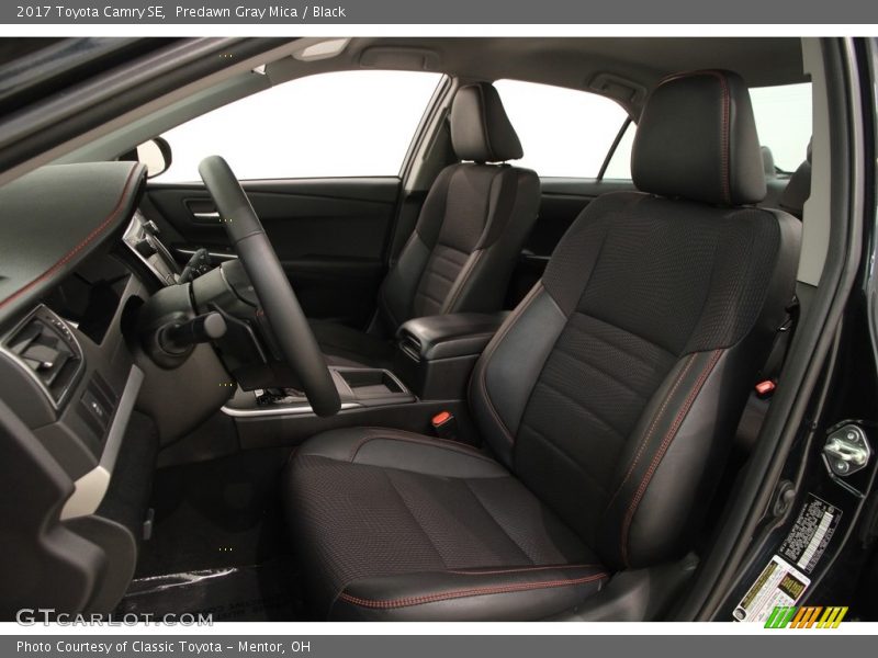 Predawn Gray Mica / Black 2017 Toyota Camry SE
