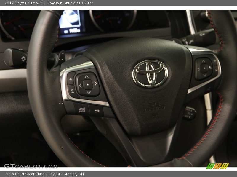 Predawn Gray Mica / Black 2017 Toyota Camry SE