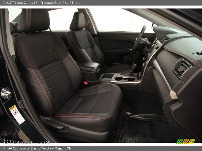 Predawn Gray Mica / Black 2017 Toyota Camry SE