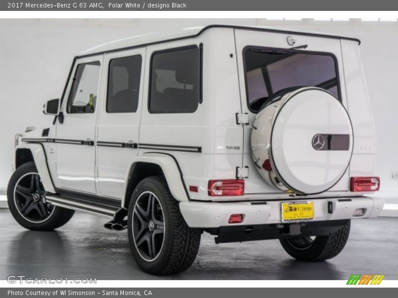 Polar White / designo Black 2017 Mercedes-Benz G 63 AMG