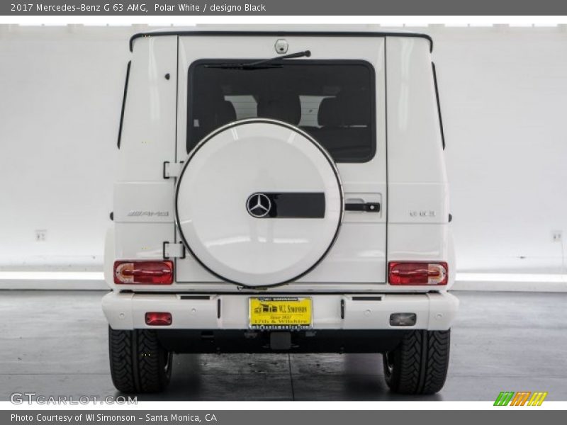 Polar White / designo Black 2017 Mercedes-Benz G 63 AMG
