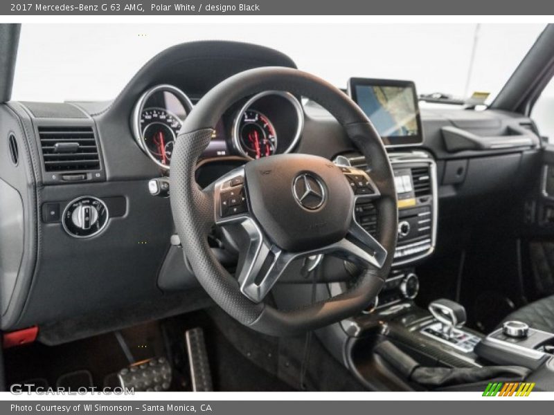 Polar White / designo Black 2017 Mercedes-Benz G 63 AMG