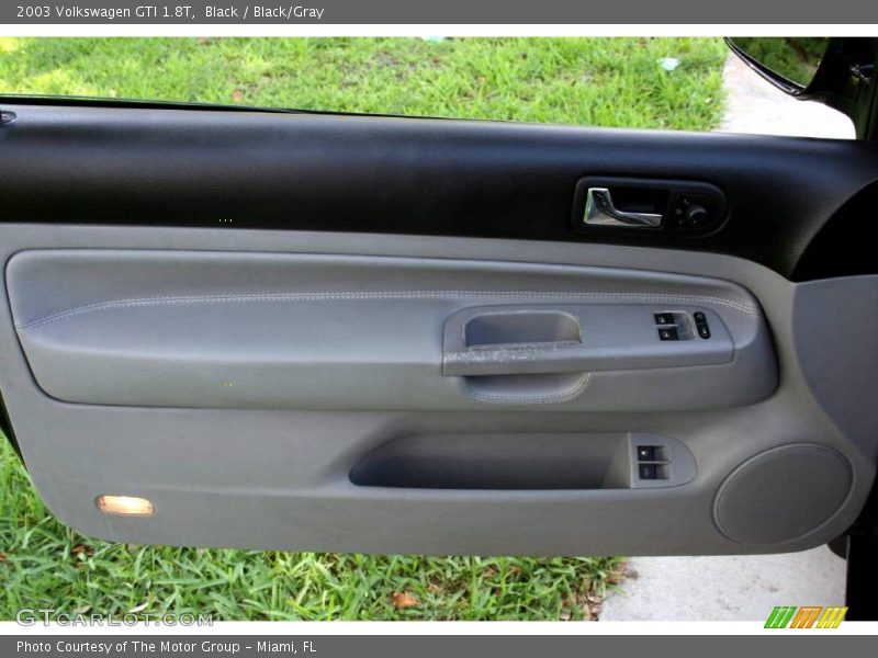 Black / Black/Gray 2003 Volkswagen GTI 1.8T