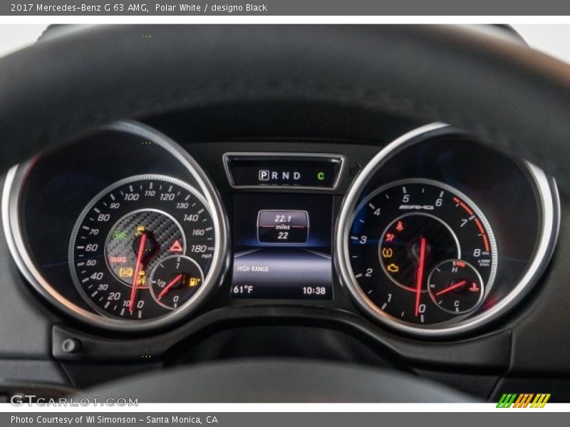  2017 G 63 AMG 63 AMG Gauges