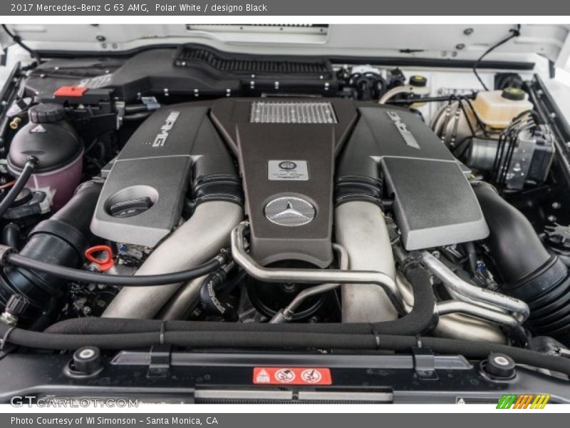  2017 G 63 AMG Engine - 5.5 Liter AMG biturbo DOHC 32-Valve VVT V8