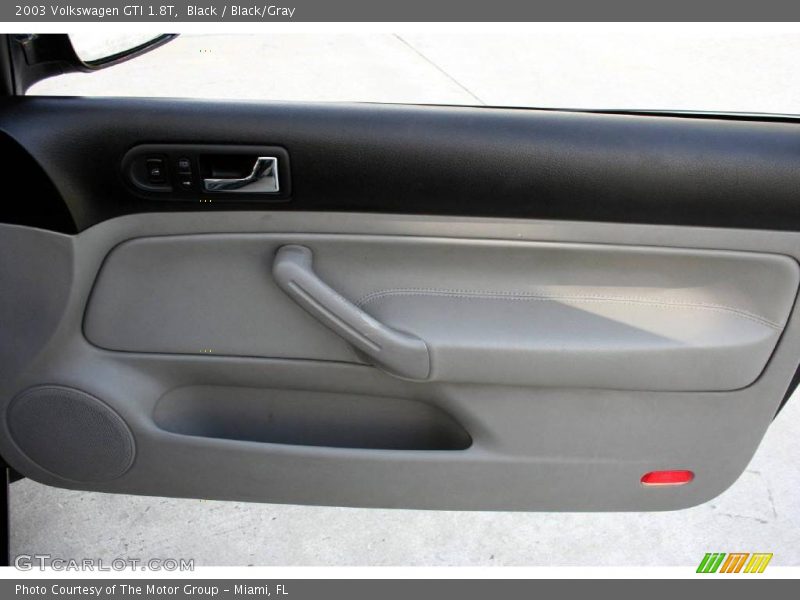 Black / Black/Gray 2003 Volkswagen GTI 1.8T