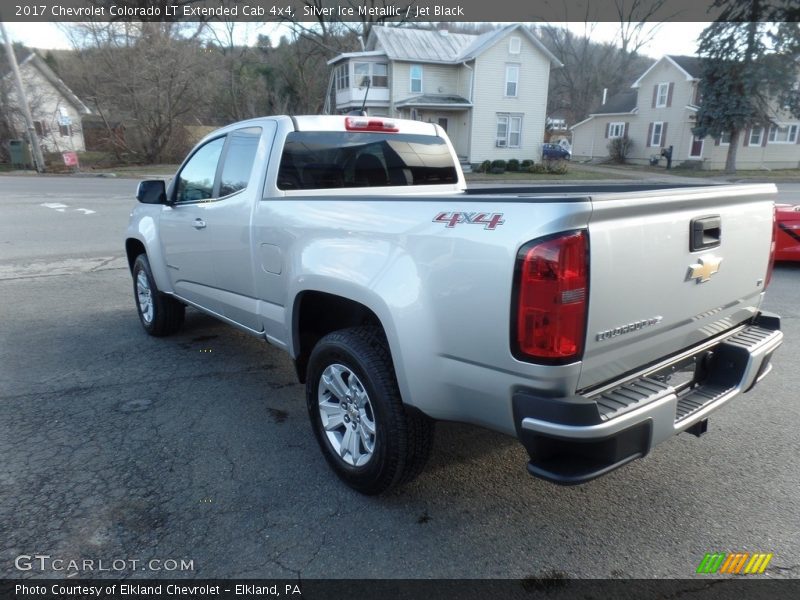 Silver Ice Metallic / Jet Black 2017 Chevrolet Colorado LT Extended Cab 4x4