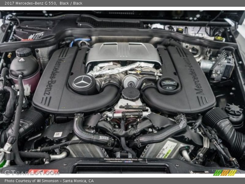  2017 G 550 Engine - 4.0 Liter DI biturbo DOHC 32-Valve VVT V8
