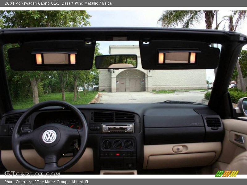 Desert Wind Metallic / Beige 2001 Volkswagen Cabrio GLX