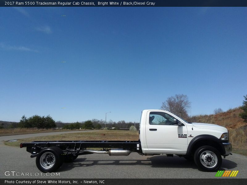 Bright White / Black/Diesel Gray 2017 Ram 5500 Tradesman Regular Cab Chassis
