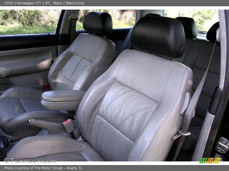 Black / Black/Gray 2003 Volkswagen GTI 1.8T