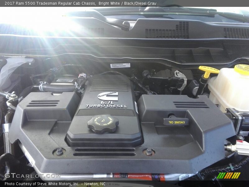 Bright White / Black/Diesel Gray 2017 Ram 5500 Tradesman Regular Cab Chassis