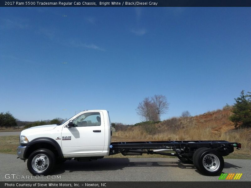 Bright White / Black/Diesel Gray 2017 Ram 5500 Tradesman Regular Cab Chassis