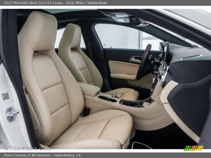Cirrus White / Sahara Beige 2017 Mercedes-Benz CLA 250 Coupe