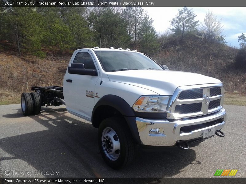 Bright White / Black/Diesel Gray 2017 Ram 5500 Tradesman Regular Cab Chassis