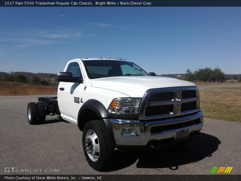 Bright White / Black/Diesel Gray 2017 Ram 5500 Tradesman Regular Cab Chassis
