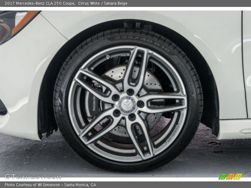 Cirrus White / Sahara Beige 2017 Mercedes-Benz CLA 250 Coupe