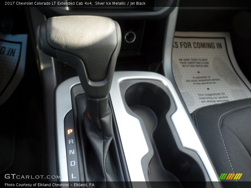 Silver Ice Metallic / Jet Black 2017 Chevrolet Colorado LT Extended Cab 4x4