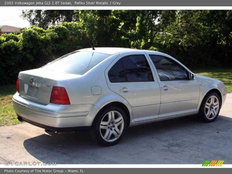 Reflex Silver Metallic / Grey 2003 Volkswagen Jetta GLS 1.8T Sedan