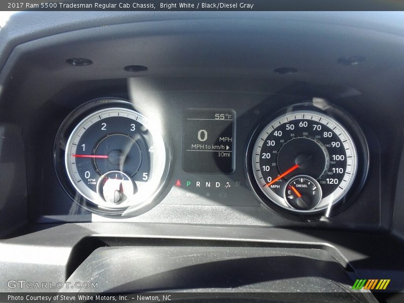 Bright White / Black/Diesel Gray 2017 Ram 5500 Tradesman Regular Cab Chassis