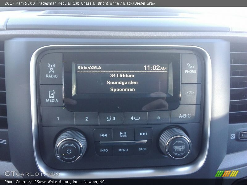 Bright White / Black/Diesel Gray 2017 Ram 5500 Tradesman Regular Cab Chassis