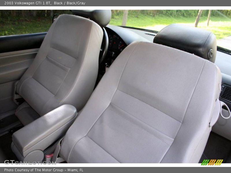 Black / Black/Gray 2003 Volkswagen GTI 1.8T