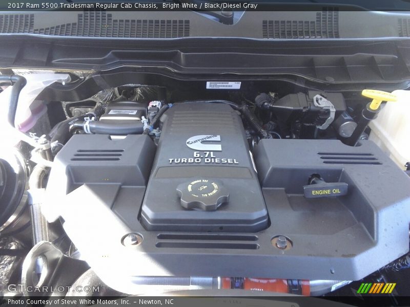 Bright White / Black/Diesel Gray 2017 Ram 5500 Tradesman Regular Cab Chassis