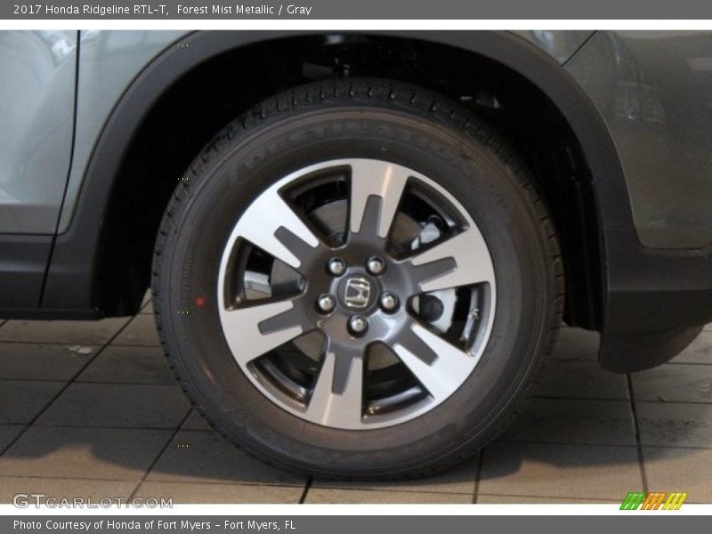 Forest Mist Metallic / Gray 2017 Honda Ridgeline RTL-T