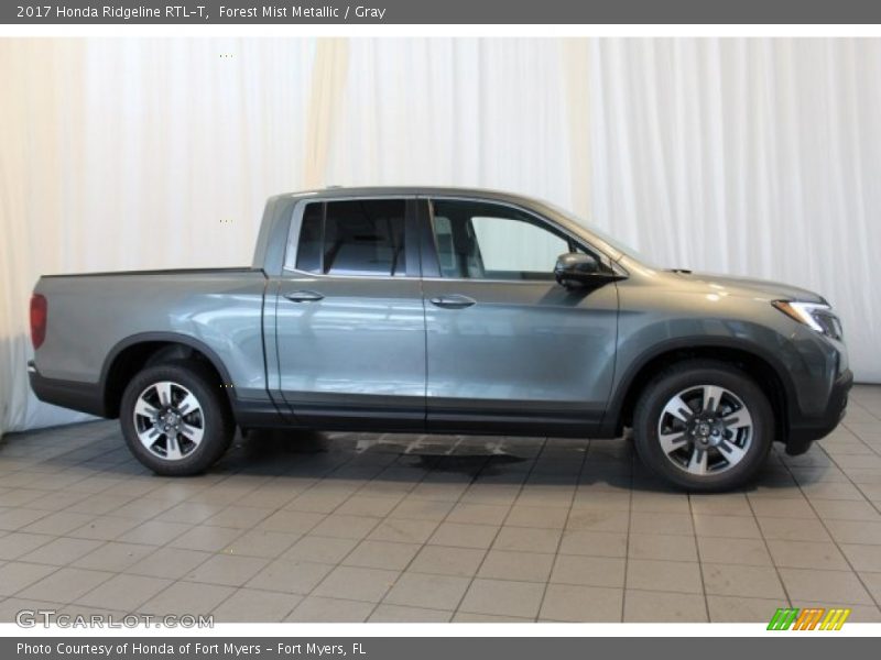 Forest Mist Metallic / Gray 2017 Honda Ridgeline RTL-T