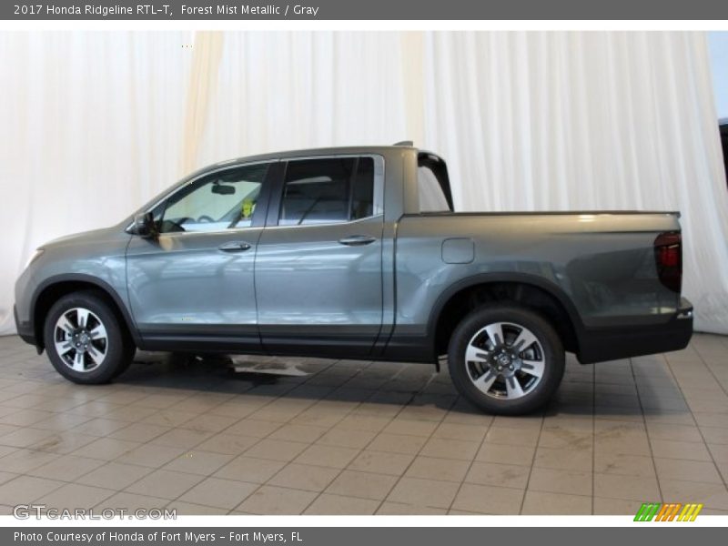 Forest Mist Metallic / Gray 2017 Honda Ridgeline RTL-T
