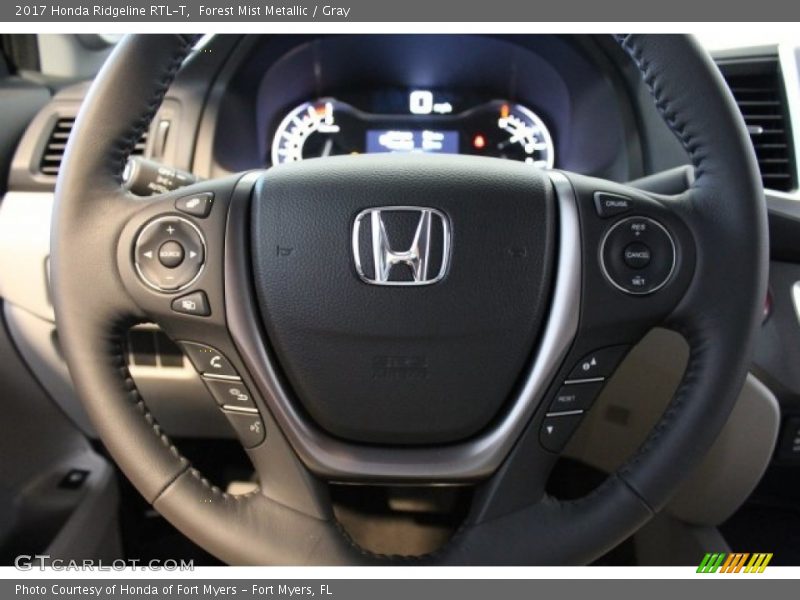 Forest Mist Metallic / Gray 2017 Honda Ridgeline RTL-T
