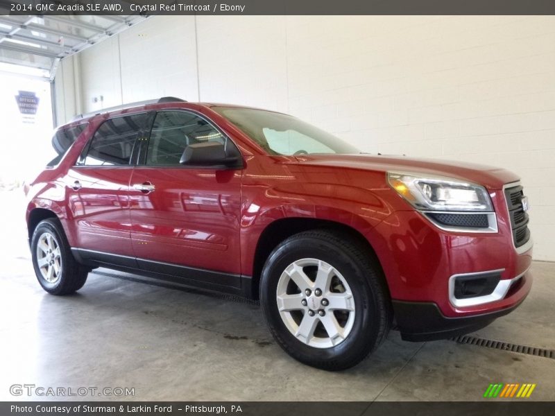 Crystal Red Tintcoat / Ebony 2014 GMC Acadia SLE AWD