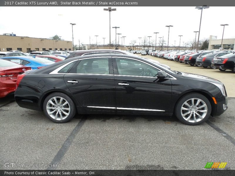 Stellar Black Metallic / Shale w/Cocoa Accents 2017 Cadillac XTS Luxury AWD