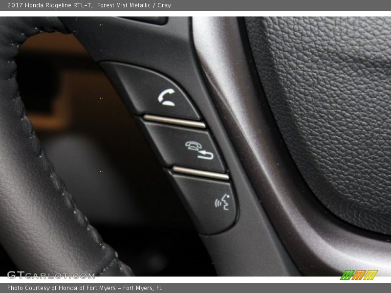 Forest Mist Metallic / Gray 2017 Honda Ridgeline RTL-T
