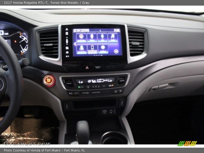 Forest Mist Metallic / Gray 2017 Honda Ridgeline RTL-T