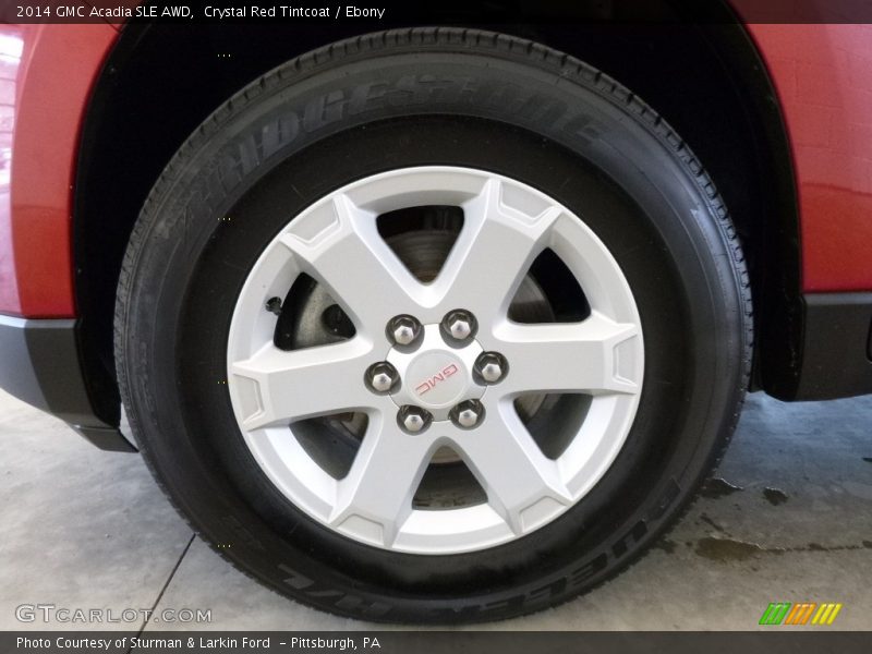 Crystal Red Tintcoat / Ebony 2014 GMC Acadia SLE AWD